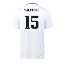 Real Madrid Federico Valverde #15 Hemmatröja 2022-23 Korta ärmar